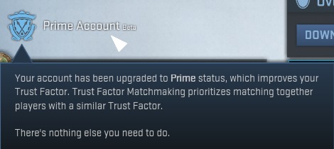 Prime Account Enabled