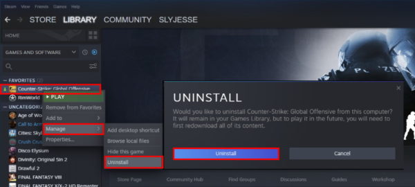 csgo vac unable to verify game session