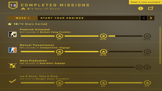 Week 1 Mission in Broken Fang CS:GO Featured Image