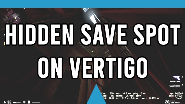 Hidden save spot on Vertigo in Counter-Strike